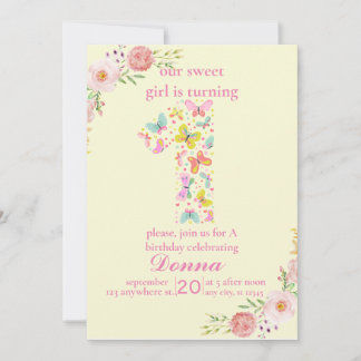 Invitation Papillon Violet Notre Petit Papillon