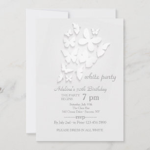 Invitation Papillons de Papier