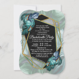 Invitation Papillons du Paradis/Tropical Turquoise Splash