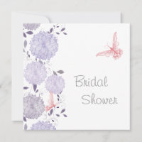 Papillons et Lavender Chrysanthem Fête des mariées