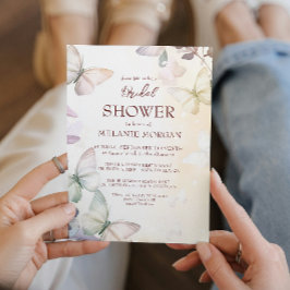 Invitation Papillons I Fête des mariées Florale