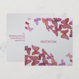 Invitation Papillons Veuillez Nous Rejoindre