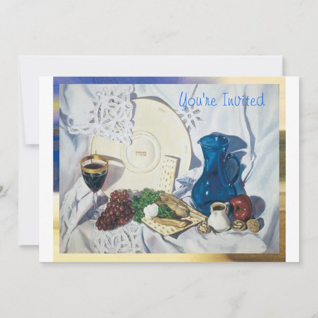 Invitation Pâque Seder (Devant)