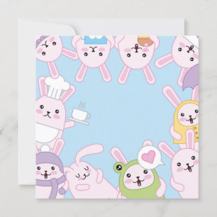 Invitation Pâques mignonnes