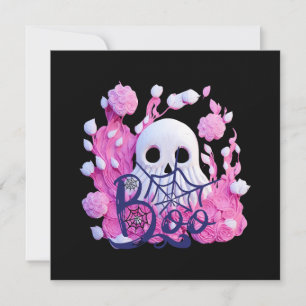 Invitation paquet de fantôme mignon Halloween boo
