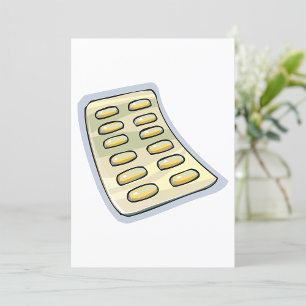 Invitation Paquet de pilules