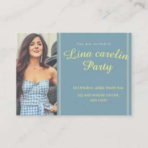 Invitation par carte 