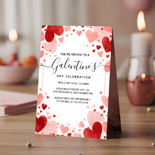 Invitation Par Love Cute Femme Ado Fille Galentines Jour Vaca