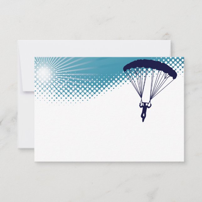 Invitation parachutiste (Devant)