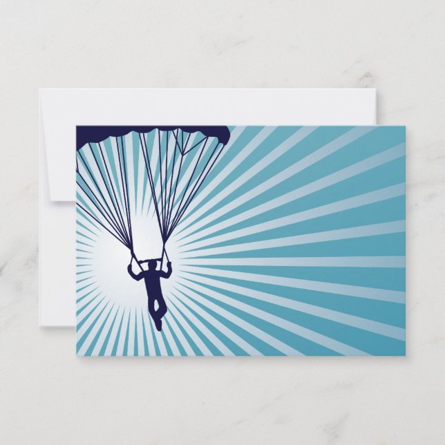 Invitation parachutiste (Devant)