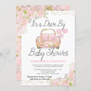 Invitation Parade De Conduite Par Baby shower