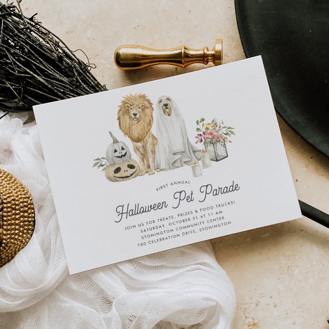Invitation Parade pour animaux d'Halloween (Créateur téléchargé)