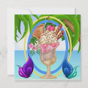 Invitation Paradise Beach Party