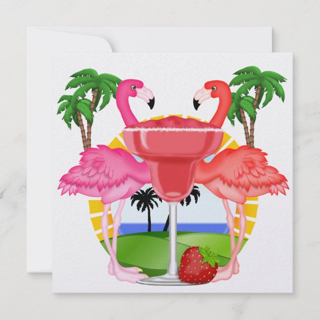 Invitation Paradise Party - SRF (Devant)