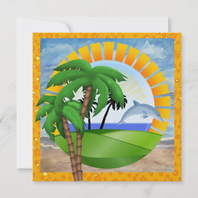 Invitation Paradise - Surf - SRF (Devant)