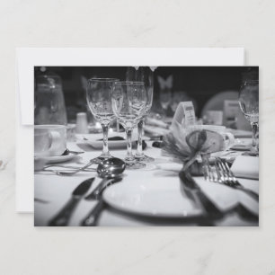 Invitation Paramètre de table mariage