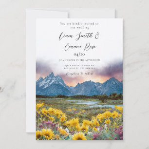 Invitation PARC NATIONAL DE GRAND TETON Skyline Montagnard