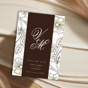 Invitation Parcourir sur l'amour Enregistrer la date