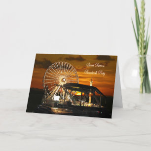 Invitation Parcours du Sweet sixteen du coucher de soleil... 