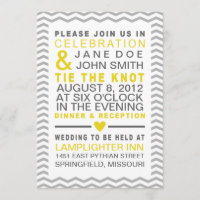 Parfait Chevron jaune et gris