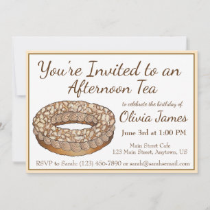 Invitation Paris Brest Pâtisserie Française Après-Midi Thé Pa