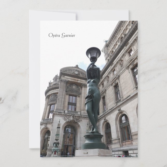 Invitation Paris. France. Palais Garnier (Devant)