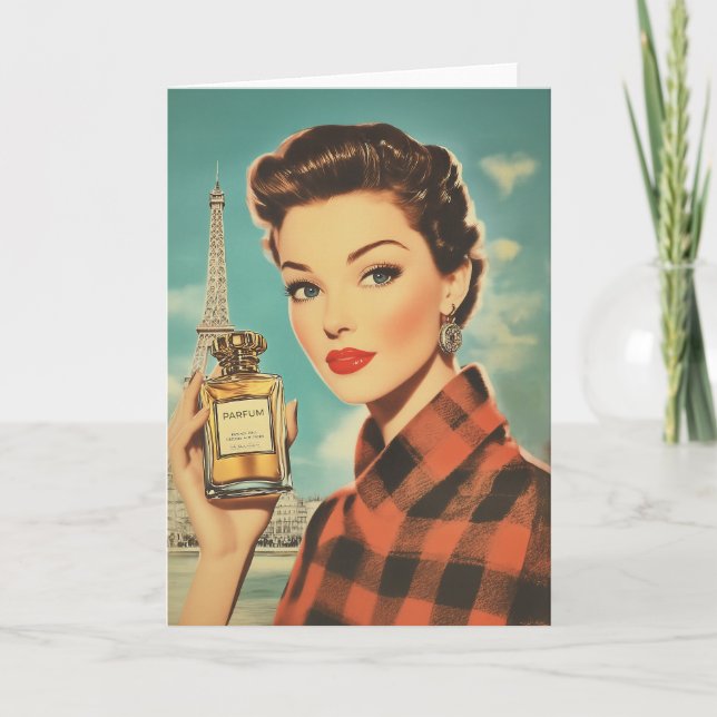 Invitation Paris Parfum et élégance (Devant)