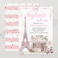 Paris Quinceañera Anniversaire Après-Midi Tea Part