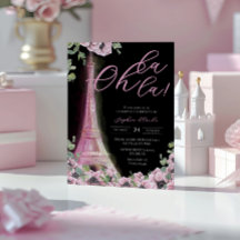 Parisian Oh La La Bridal Shower