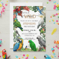 Parrot d'oiseau sauvage Un Anniversaire Cockatoo M