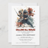 Parti Anniversaire de enfant guerrier Ninja