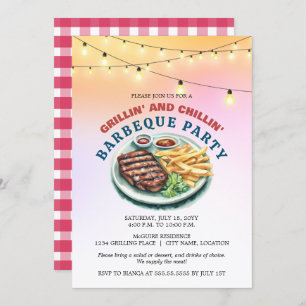 Invitation Parti BBQ