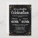 Invitation Parti d'anniversaire conjoint pour adultes | Parti (Devant)