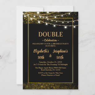 Invitation Parti d'anniversaire conjoint pour adultes   Parti