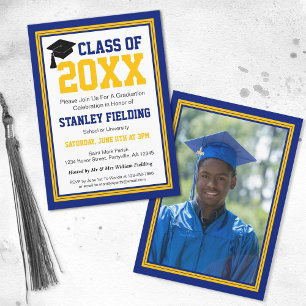 Invitation Parti de graduation de la Marine et de la Gold Pho