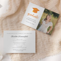 Parti de graduation Orange Gold Casquette Tassel P
