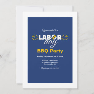 Invitation Parti de la fête du travail