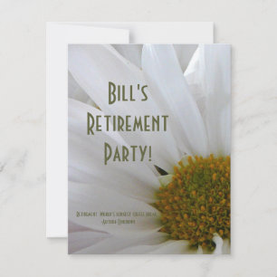 Invitation Parti de la retraite-Daisy+Humour