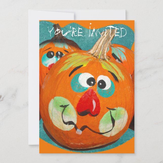 Invitation Parti de l'Halloween de Kid (Devant)