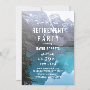 Invitation Parti de retraite de Mountain Lake