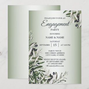 Invitation Parti d'engagement des Feuilles verts pour l'olive