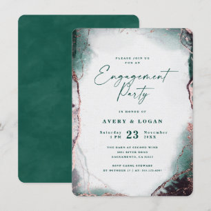 Invitation Parti d'engagement écologique Éthérée Abstraite