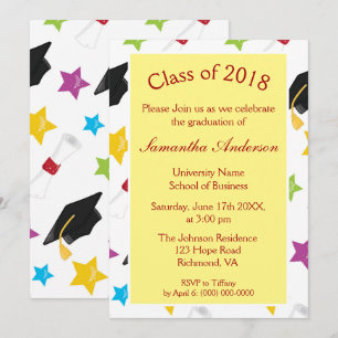 Invitation Parti des diplômés