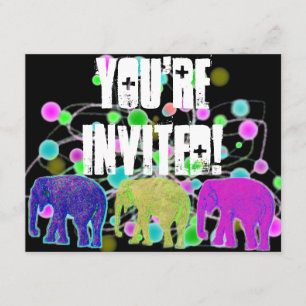 Invitation Parti des éléphants