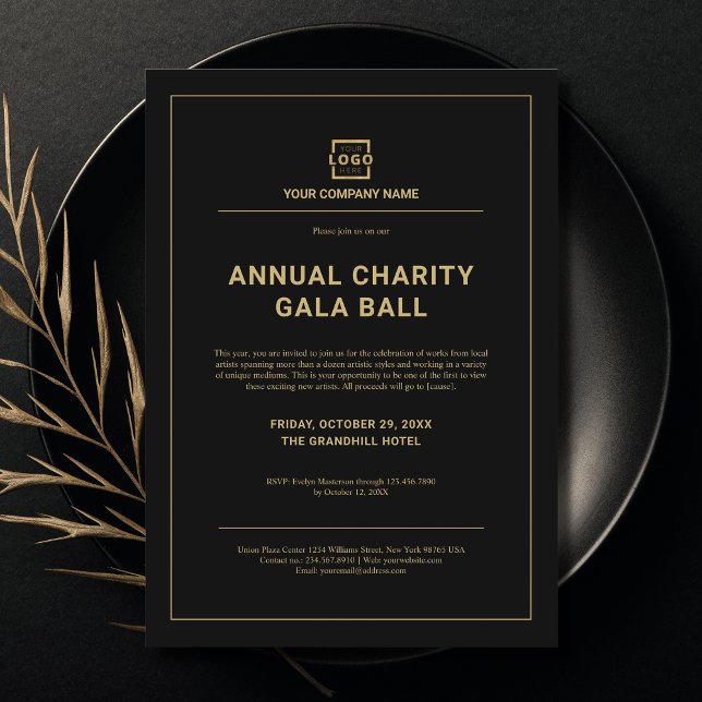 Invitation Parti d'événements d'entreprise personnalisée (Créateur téléchargé)