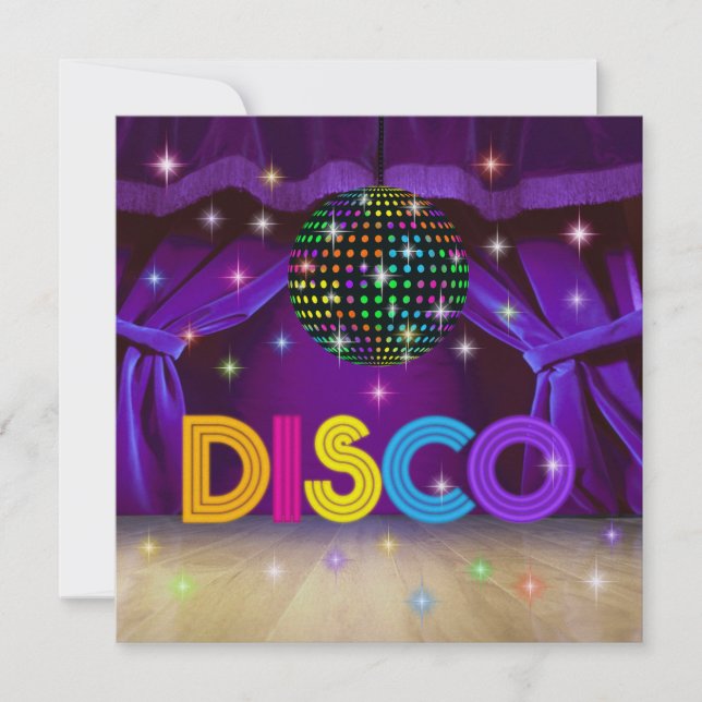Invitation Parti DISCO - SRF (Devant)