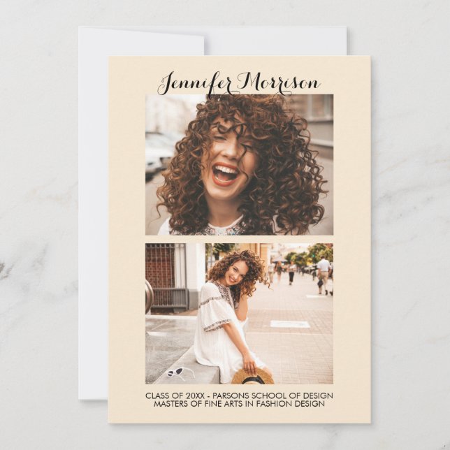 Invitation Parti d'or de la Virtual Graduation (Devant)