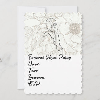 Invitation Parti du hijab