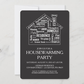 Invitation Parti du réchauffement climatique de la maison de 