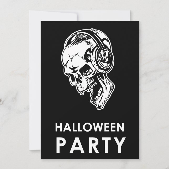 Invitation Parti Halloween (Devant)